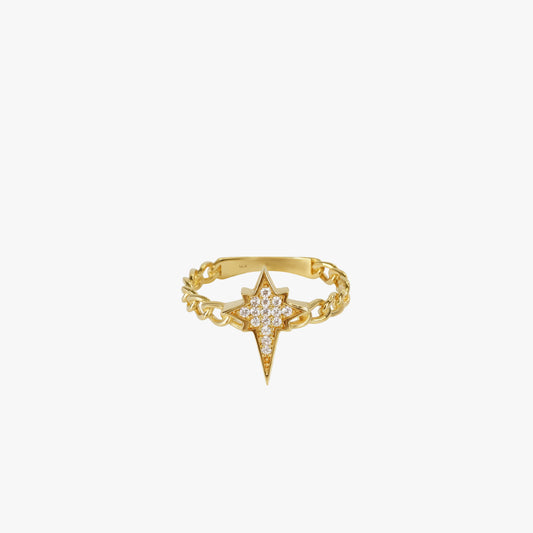 Sunburst Ring | 14K Solid Gold