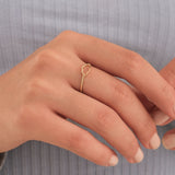 Hollow Cloud Ring | 14K Solid Gold