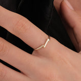 Bar Ring | 14K Solid Gold