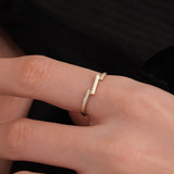 Bar Ring | 14K Solid Gold