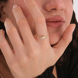 Ball Ring | 14K Solid Gold