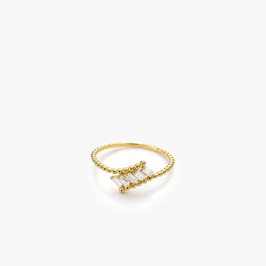 Ball Ring | 14K Solid Gold