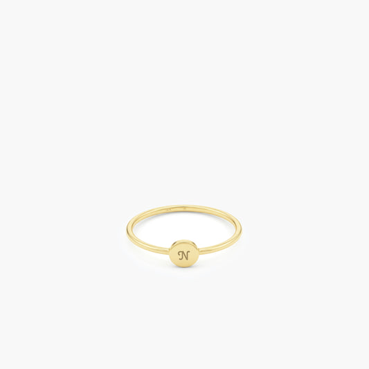 Coin Ring | 14K Solid Gold