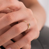 Open Band Ring | 14K Solid Gold