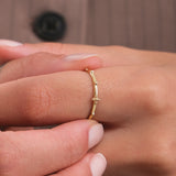 Beaded Ring | 14K Solid Gold