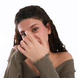 Adjustable Bar Ring | 14K Solid Gold