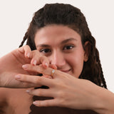 East-West Ring | 14K Solid Gold