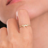 Bow Ring | 14K Solid Gold