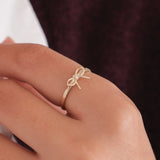 Bow Ring | 14K Solid Gold