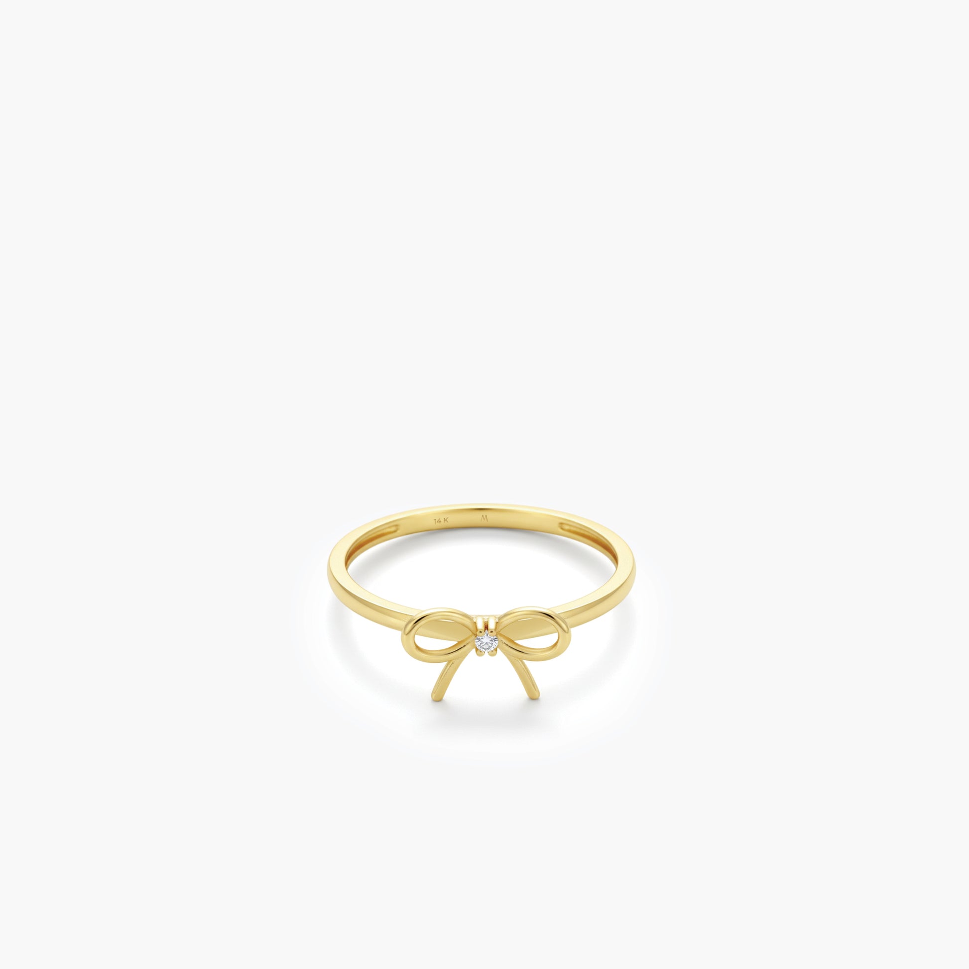 Bow Ring | 14K Solid Gold