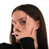 Knot Star Ring | 14K Solid Gold