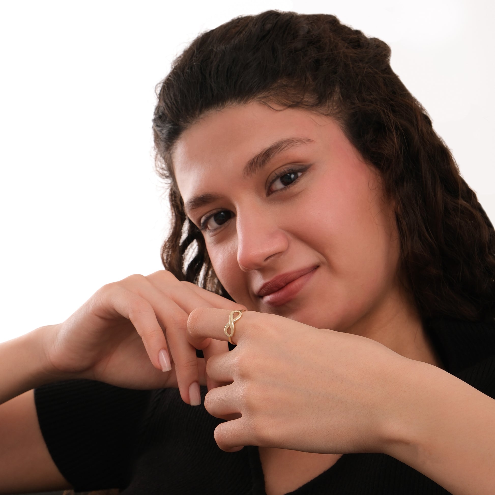 Dainty Infinity Ring | 14K Solid Gold