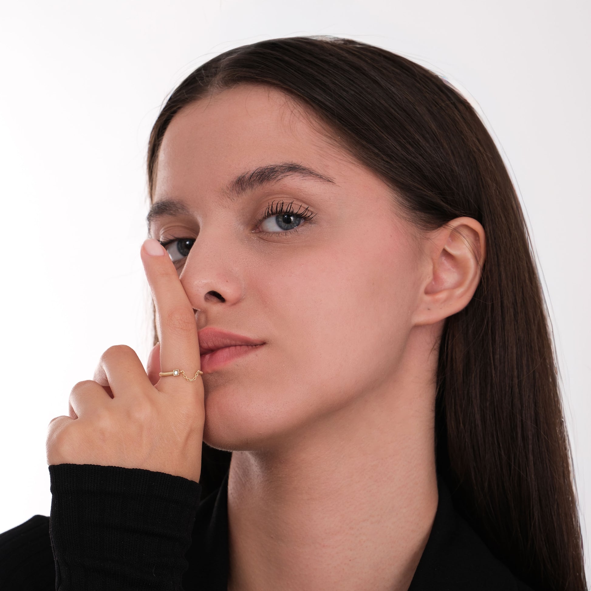 Chain Link Ring | 14K Solid Gold