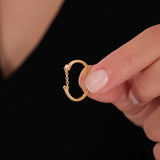 Chain Link Ring | 14K Solid Gold