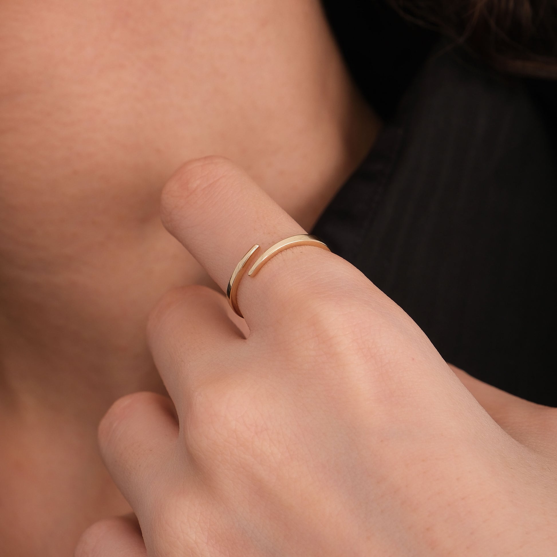 Wrap Ring | 14K Solid Gold
