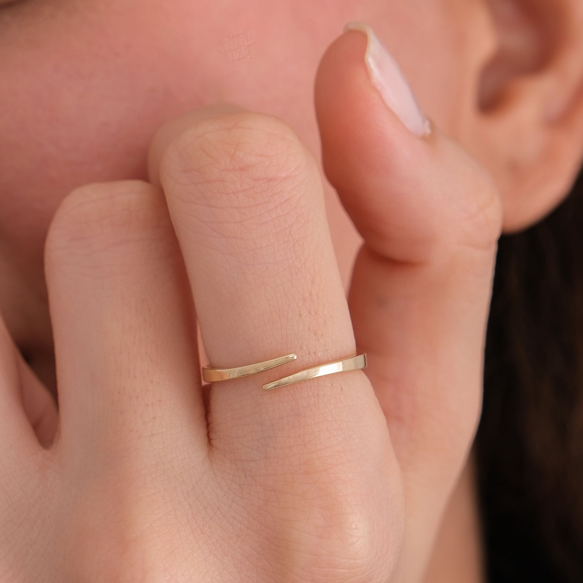 Wrap Ring | 14K Solid Gold