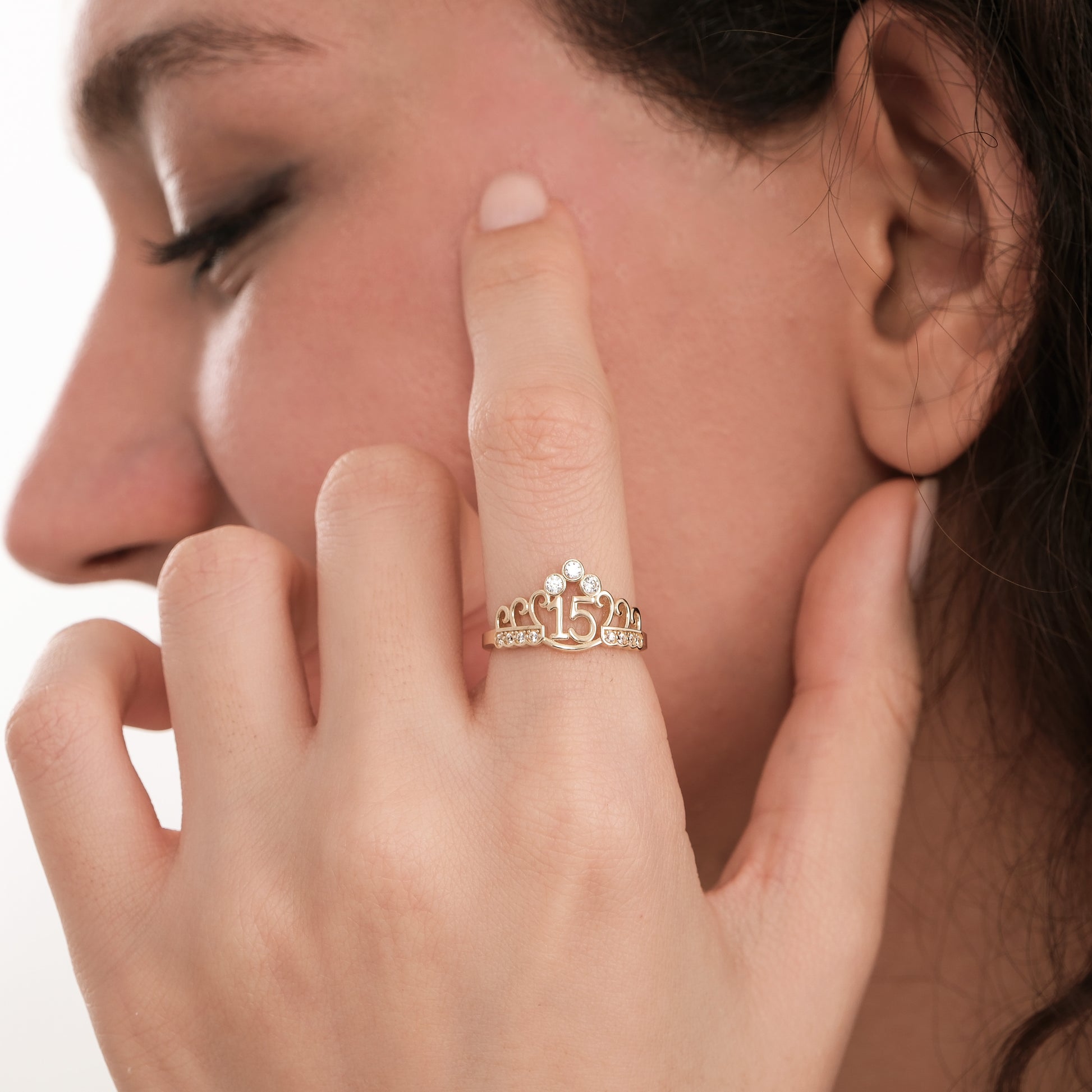 15th Ring | 14K Solid Gold