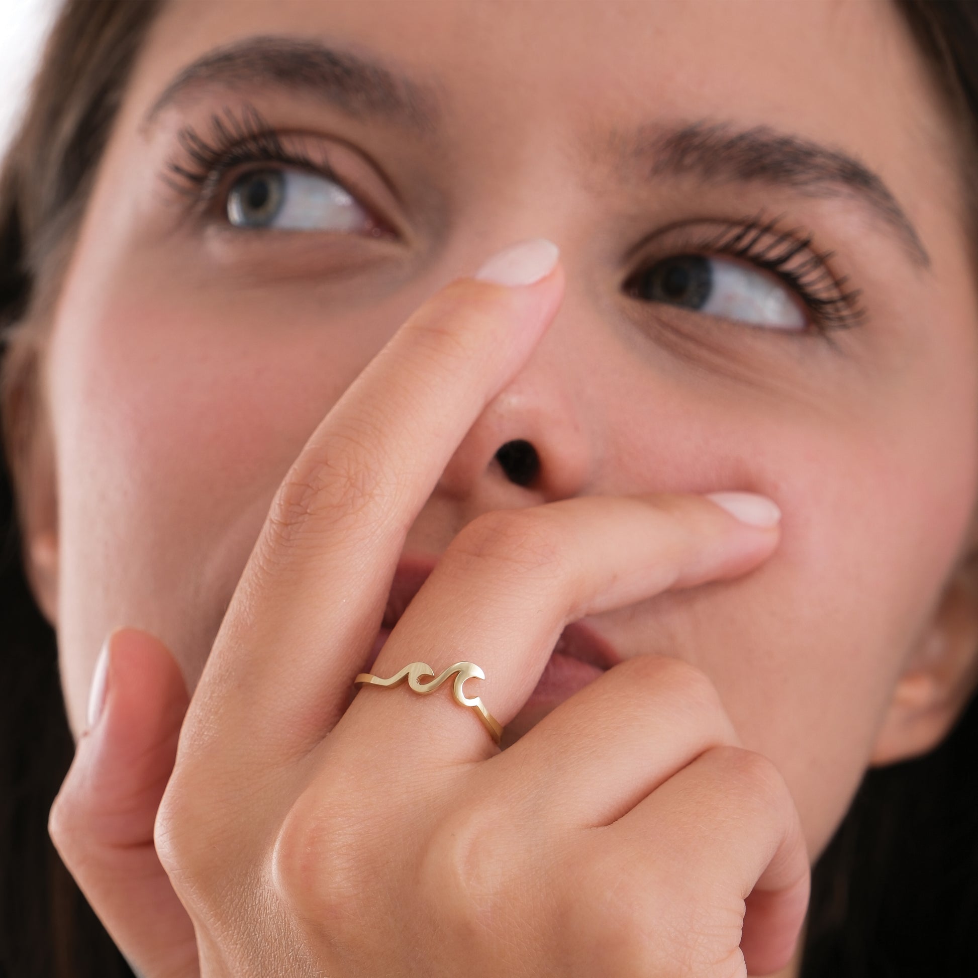 Ocean Wave Ring | 14K Solid Gold