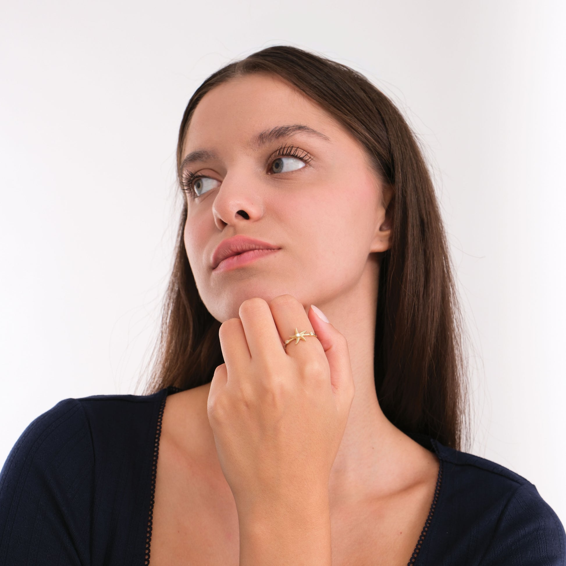 Starfish Ring | 14K Solid Gold