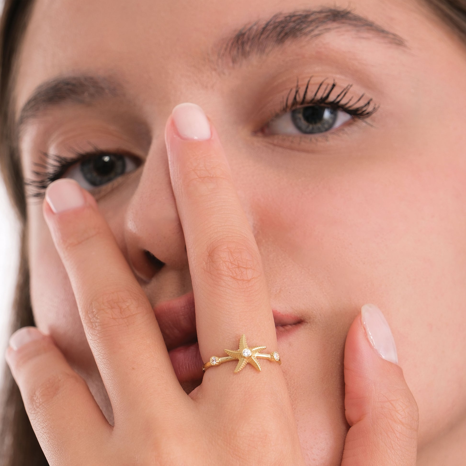 Starfish Ring | 14K Solid Gold