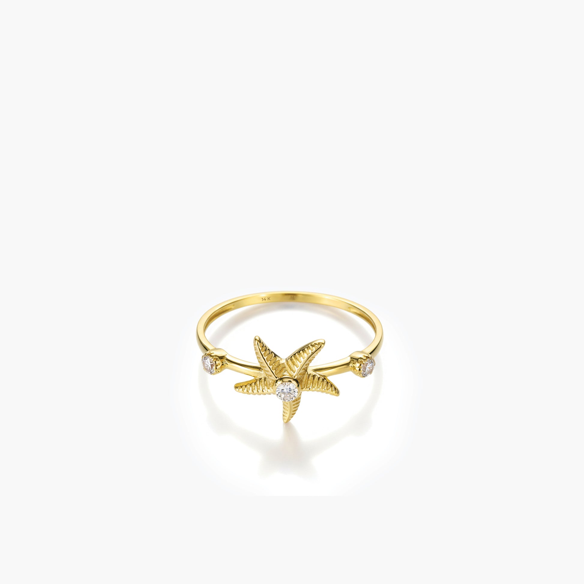 Starfish Ring | 14K Solid Gold