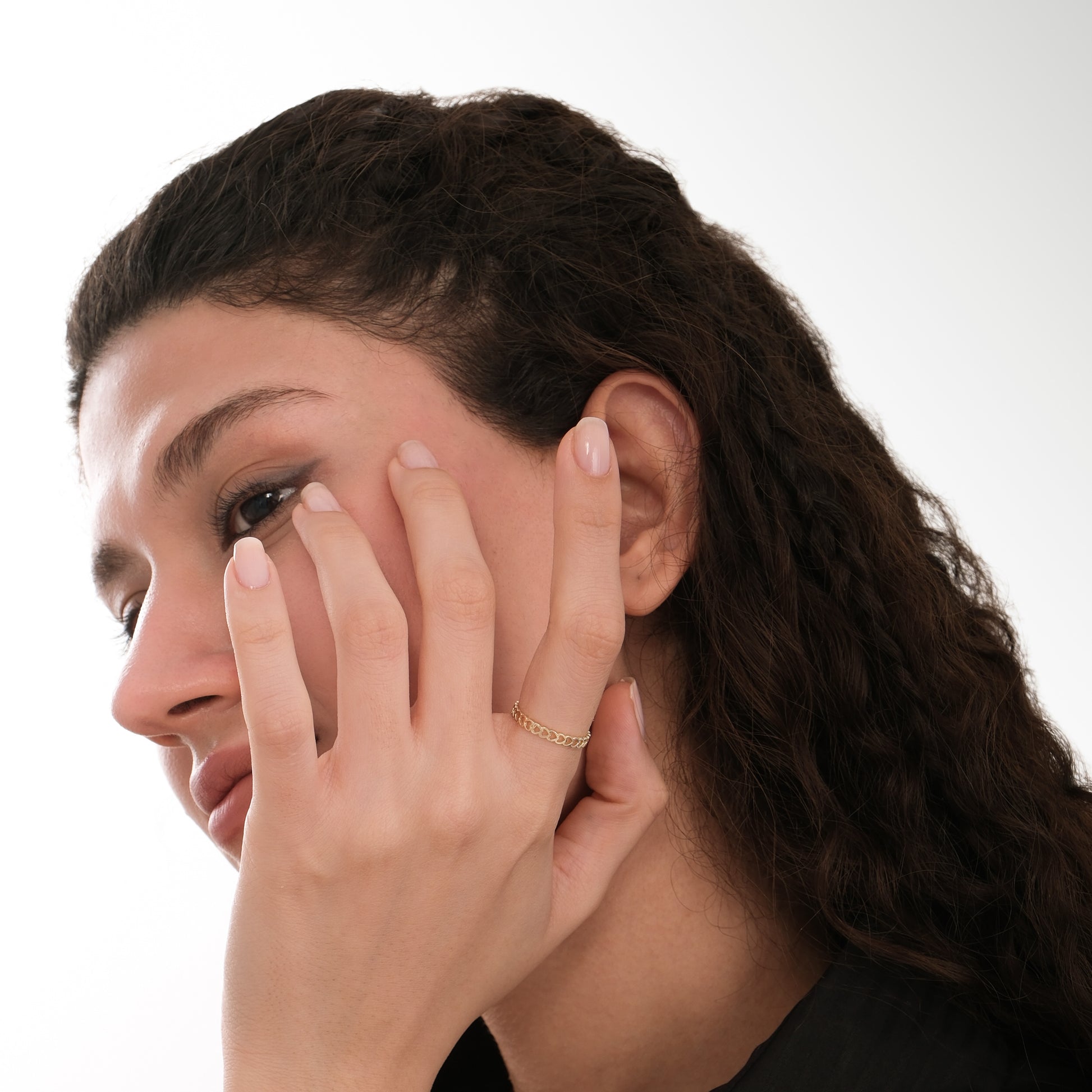 Interlocking Heart Ring | 14K Solid Gold