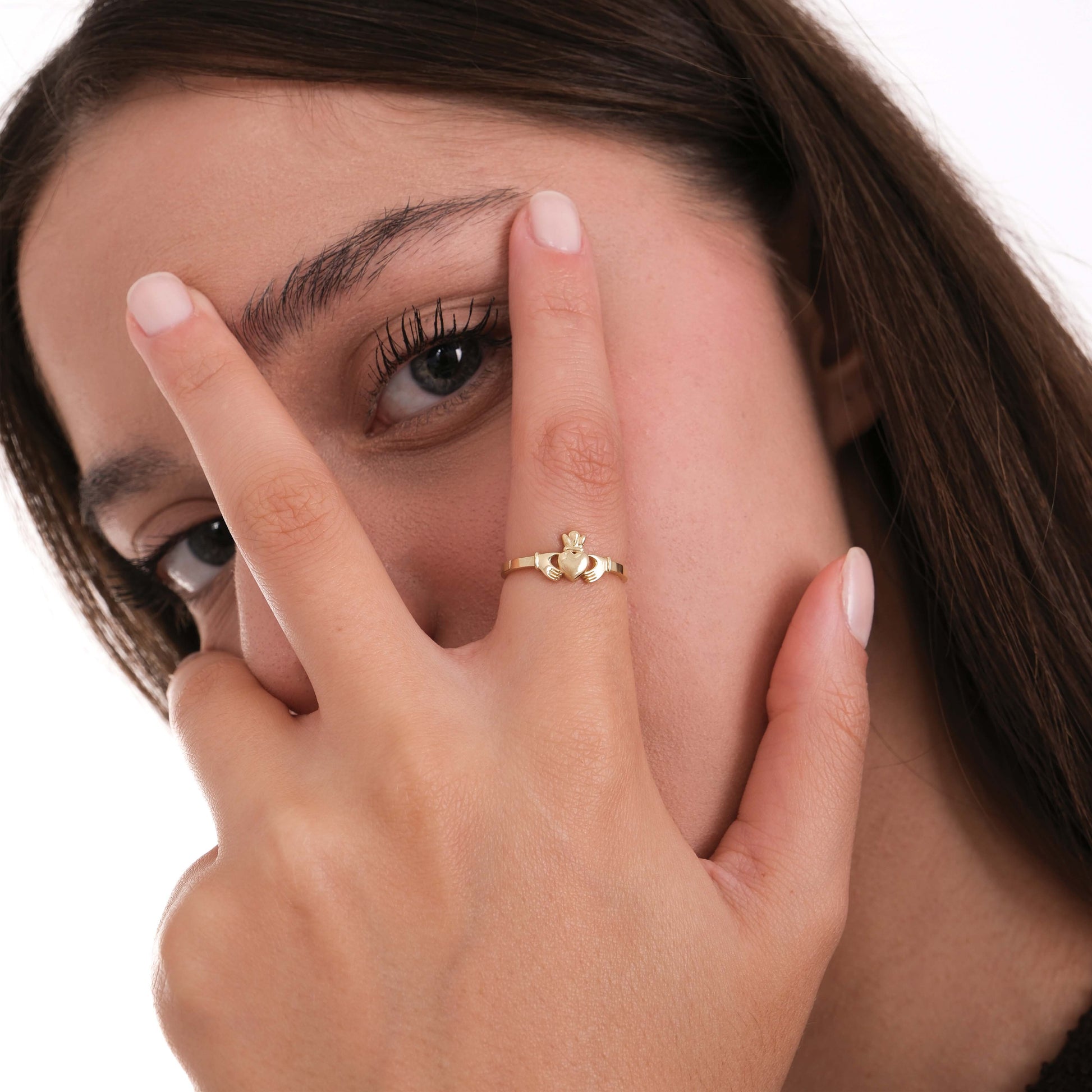 Claddagh Ring | 14K Solid Gold