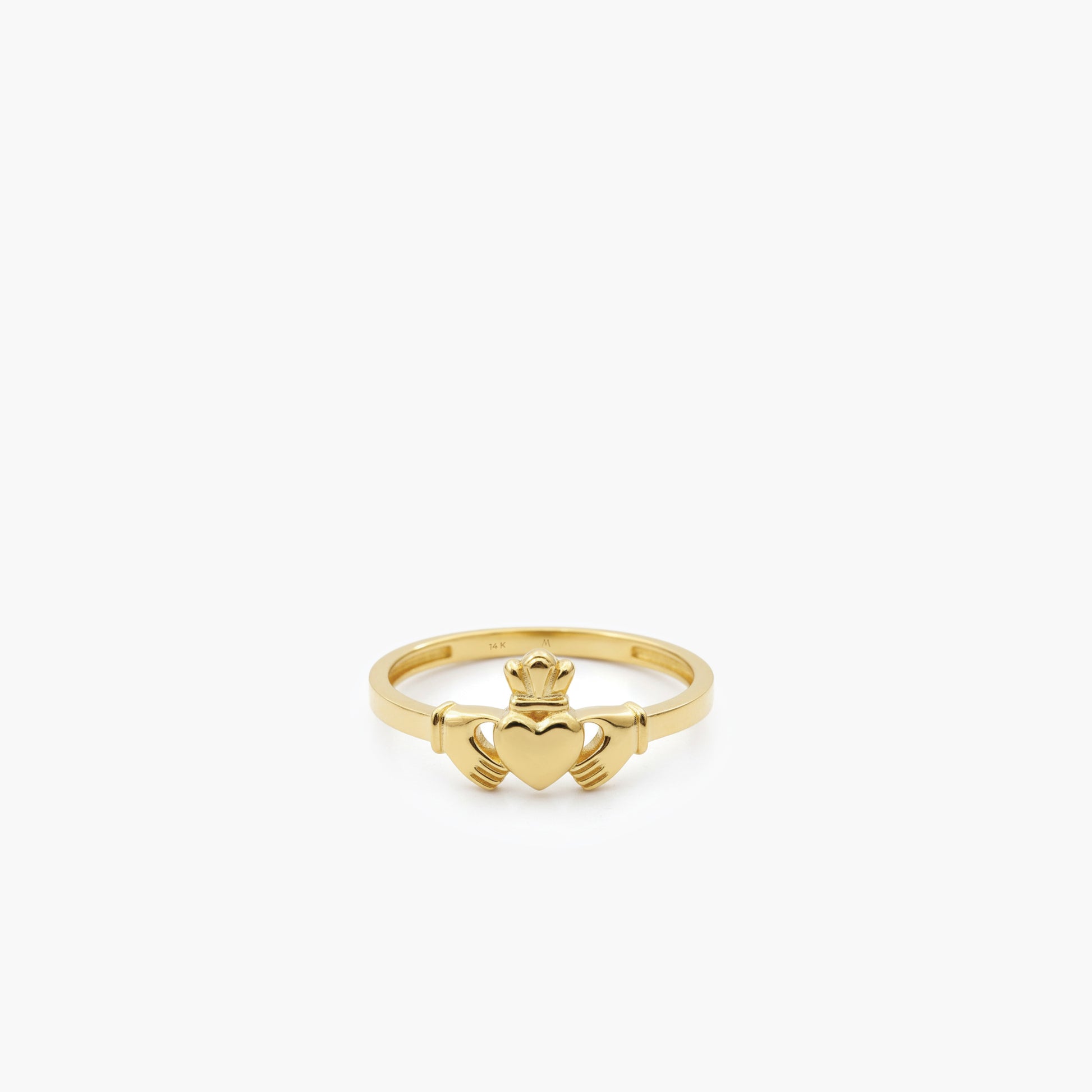 Claddagh Ring | 14K Solid Gold