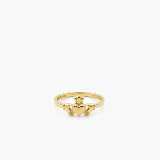 Claddagh Ring | 14K Solid Gold