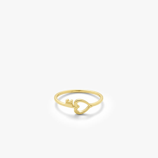 Key to My Heart Ring | 14K Solid Gold