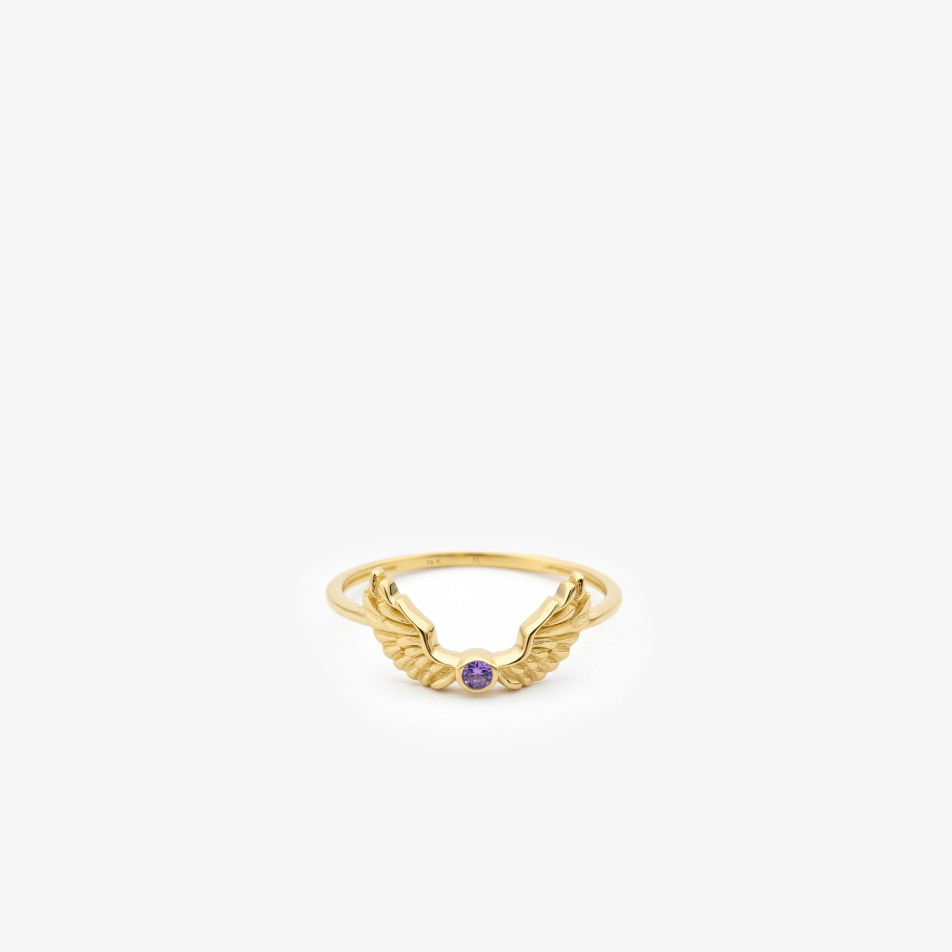 Guardian Angel Ring | 14K Solid Gold