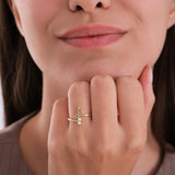 Dolphin Tail Ring | 14K Solid Gold