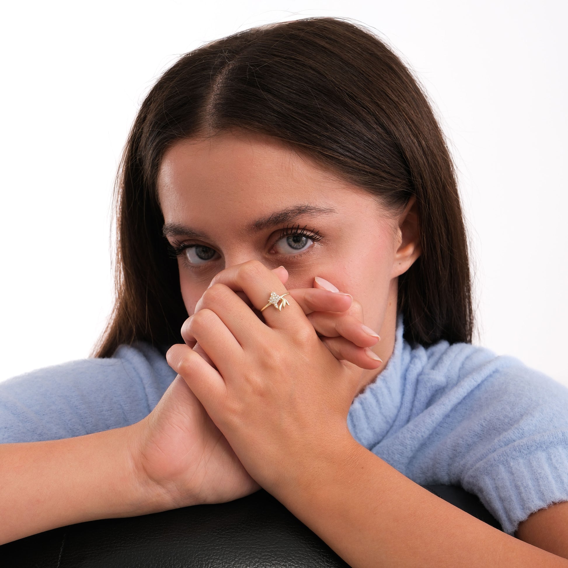 Minimalist Lucky Fish Ring | 14K Solid Gold