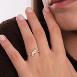Dainty Elephant Ring | 14K Solid Gold