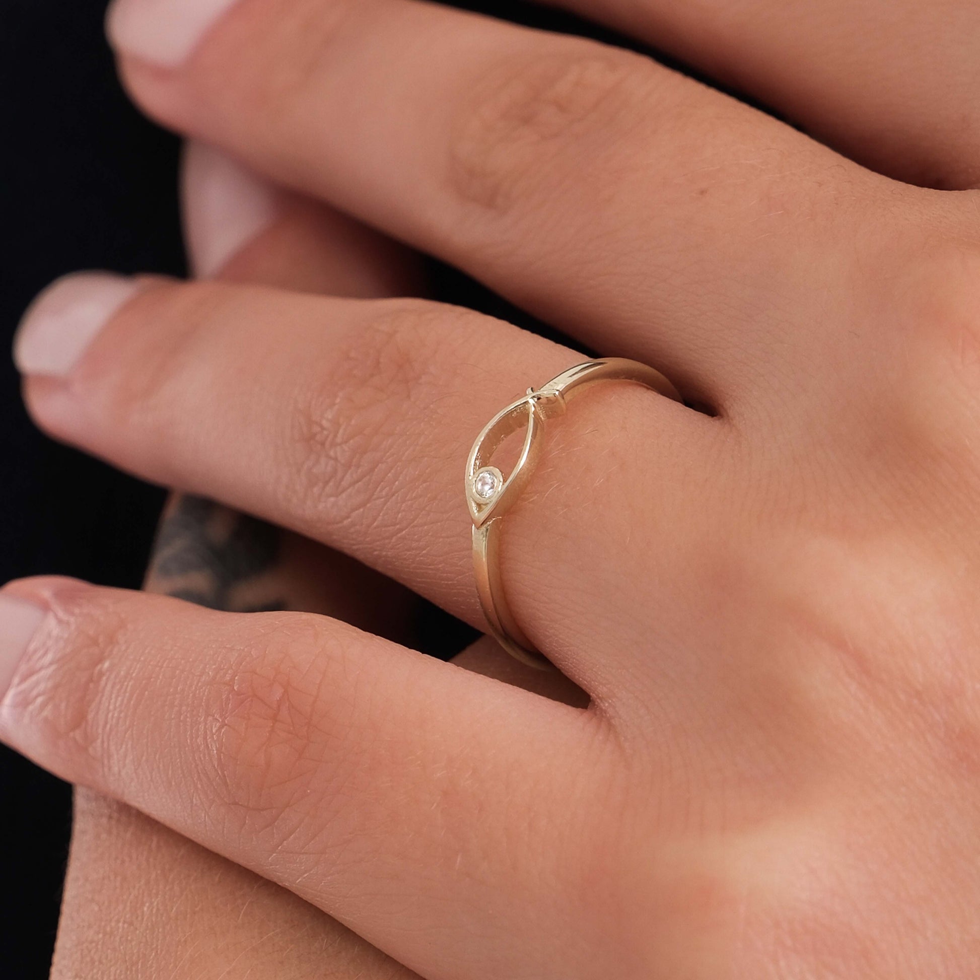 Jesus Fish Ring | 14K Solid Gold