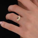 Minimalist Queen Bee Ring | 14K Solid Gold