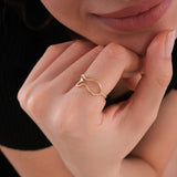 Lucky Fish Ring | 14K Solid Gold