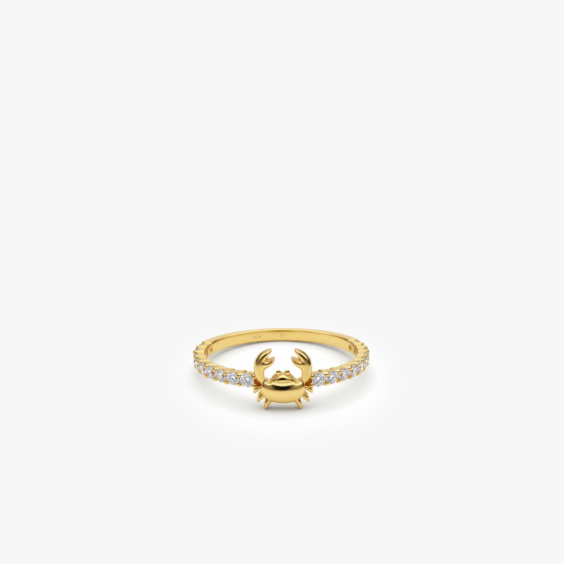 Crab Ring | 14K Solid Gold
