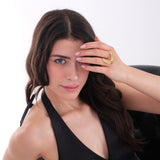Bold Asymmetrical Two-Finger Ring | 18K Gold Vermeil