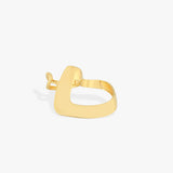 Bold Asymmetrical Two-Finger Ring | 18K Gold Vermeil