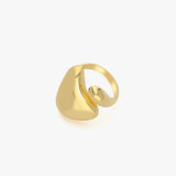 Fluid Bold Gold Ring | 18K Gold Vermeil