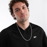 Oxidized Wheat Chain Necklace | 925 Sterling Silver