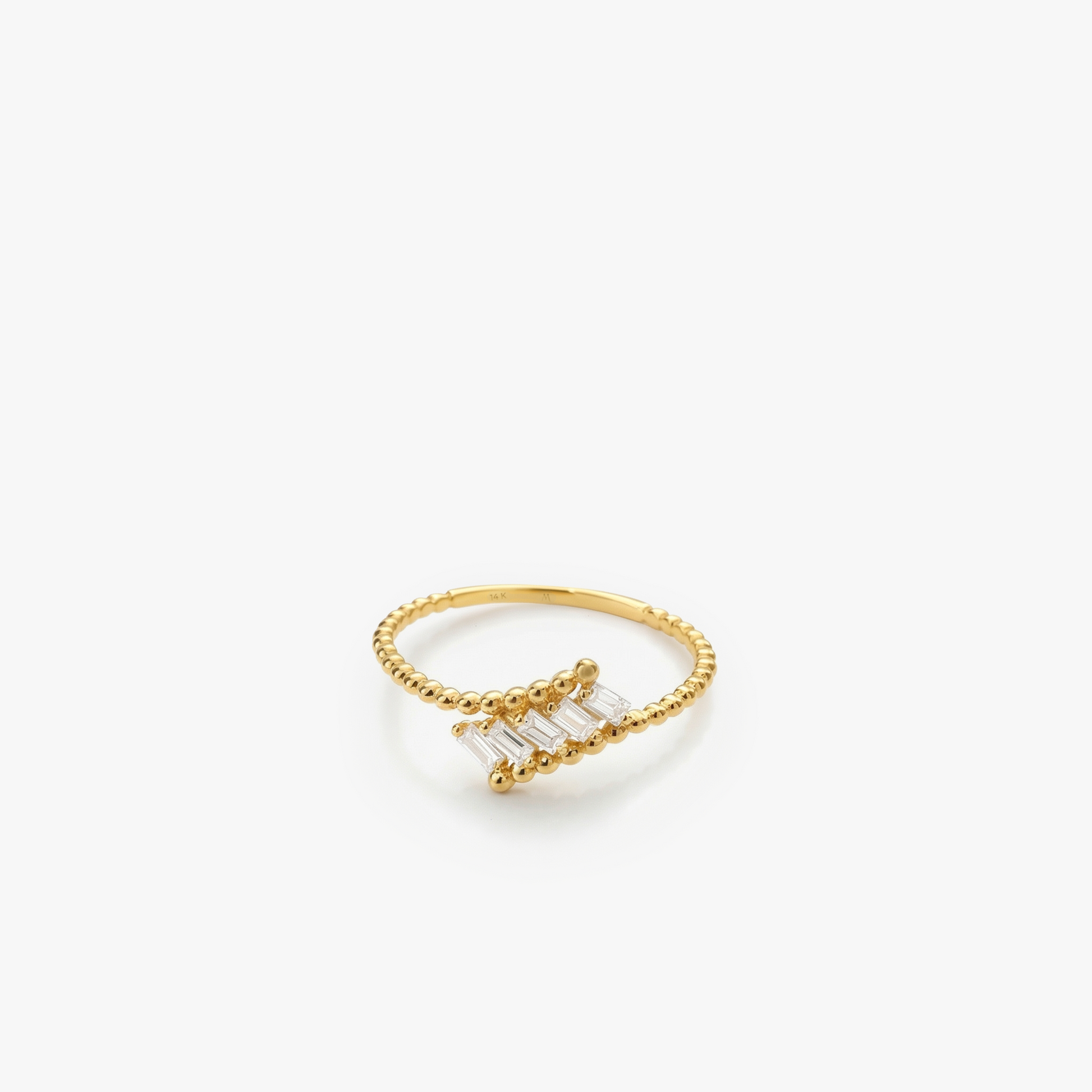 Ball Ring | 14K Solid Gold