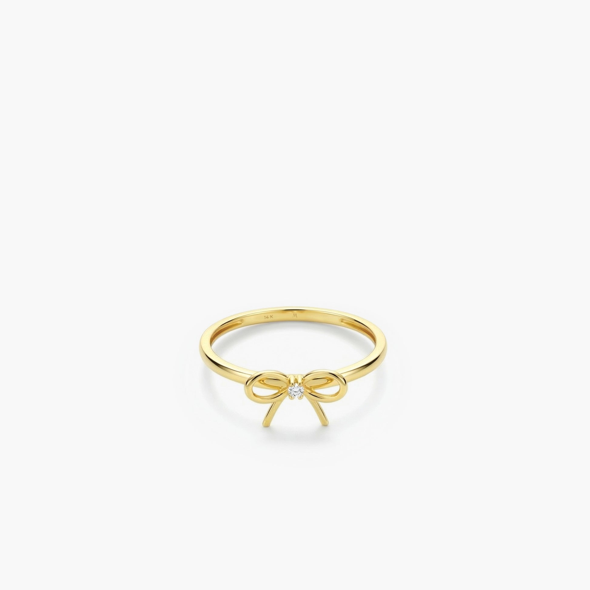 Bow Ring | 14K Solid Gold