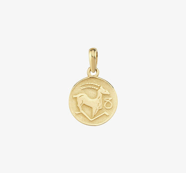 Capricorn Zodiac Necklace | 14K Solid Gold Mionza