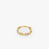 Chain Ring | 14K Solid Gold
