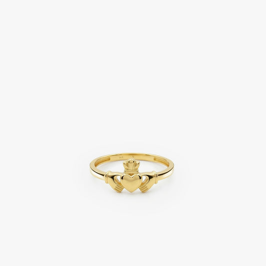 Claddagh Ring | 14K Solid Gold