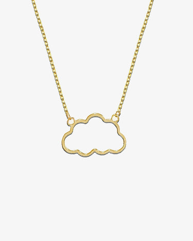 Cloud Necklace | 14K Solid Gold Mionza