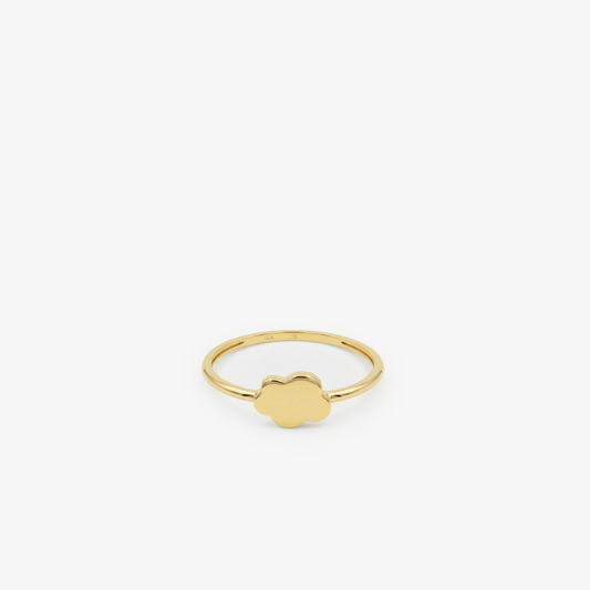Cloud Ring | 14K Solid Gold