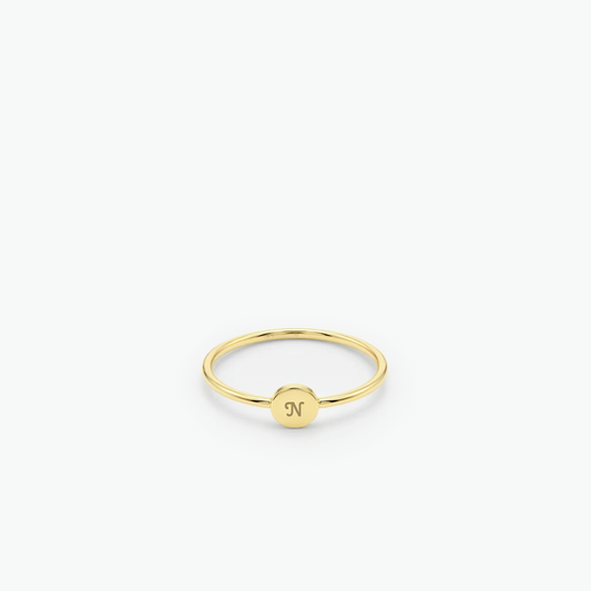 Coin Ring | 14K Solid Gold
